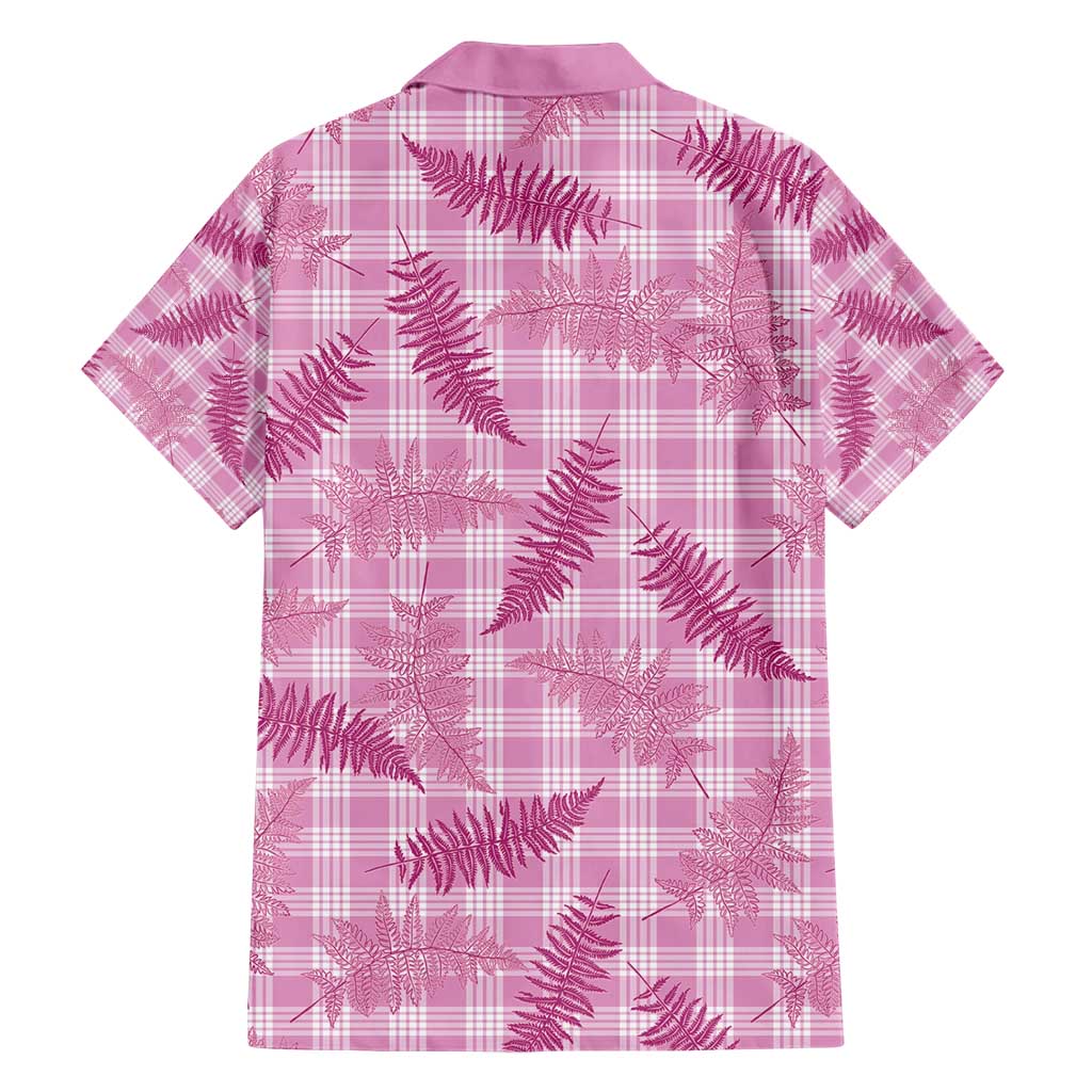 Purple Palaka Hawaii Palapalai Family Matching Short Sleeve Bodycon Dress and Hawaiian Shirt Hawaiian Fern - Polynesian Pride