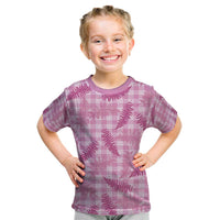Purple Palaka Hawaii Palapalai Kid T Shirt Hawaiian Fern - Polynesian Pride