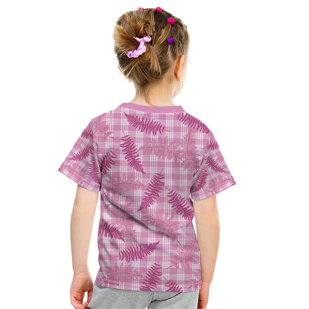 Purple Palaka Hawaii Palapalai Kid T Shirt Hawaiian Fern - Polynesian Pride