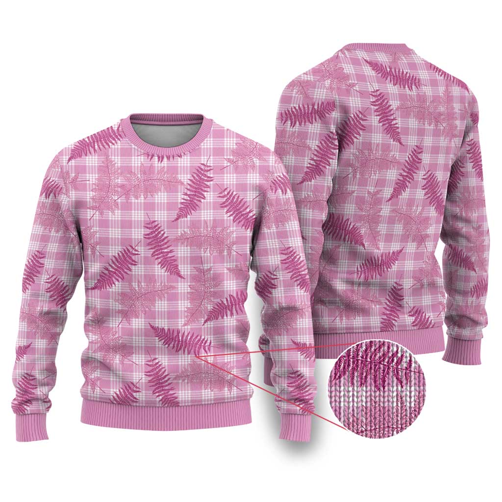 Purple Palaka Hawaii Palapalai Ugly Christmas Sweater Hawaiian Fern - Polynesian Pride