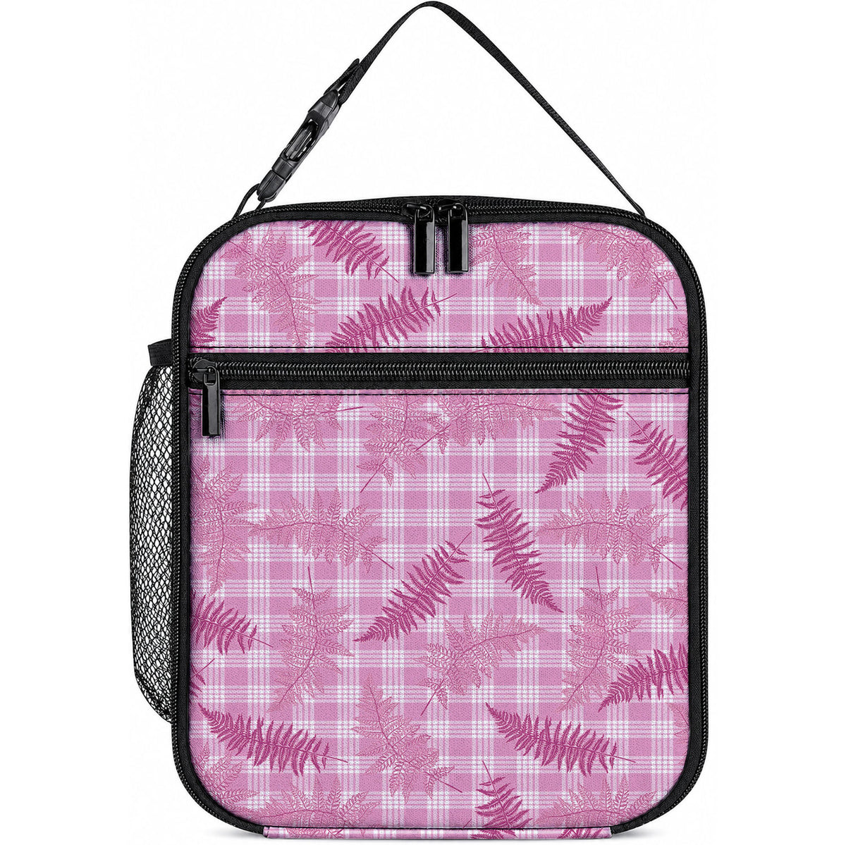 Purple Palaka Hawaii Palapalai Lunch Bag Hawaiian Fern