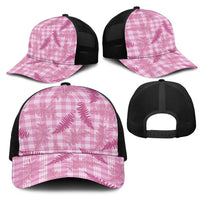 Purple Palaka Hawaii Palapalai Mesh Trucker Cap Hawaiian Fern LT14 - Polynesian Pride