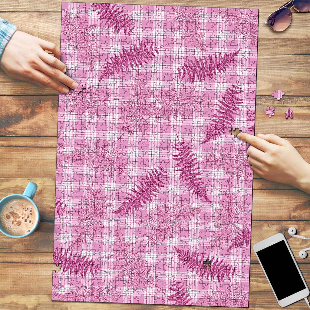 Purple Palaka Hawaii Palapalai Puzzle Hawaiian Fern - Polynesian Pride