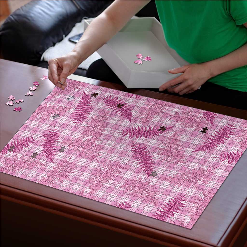 Purple Palaka Hawaii Palapalai Puzzle Hawaiian Fern - Polynesian Pride