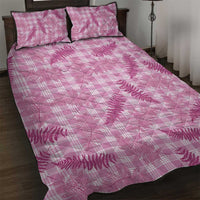 Purple Palaka Hawaii Palapalai Quilt Bed Set Hawaiian Fern - Polynesian Pride
