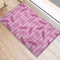 Purple Palaka Hawaii Palapalai Rubber Doormat Hawaiian Fern - Polynesian Pride