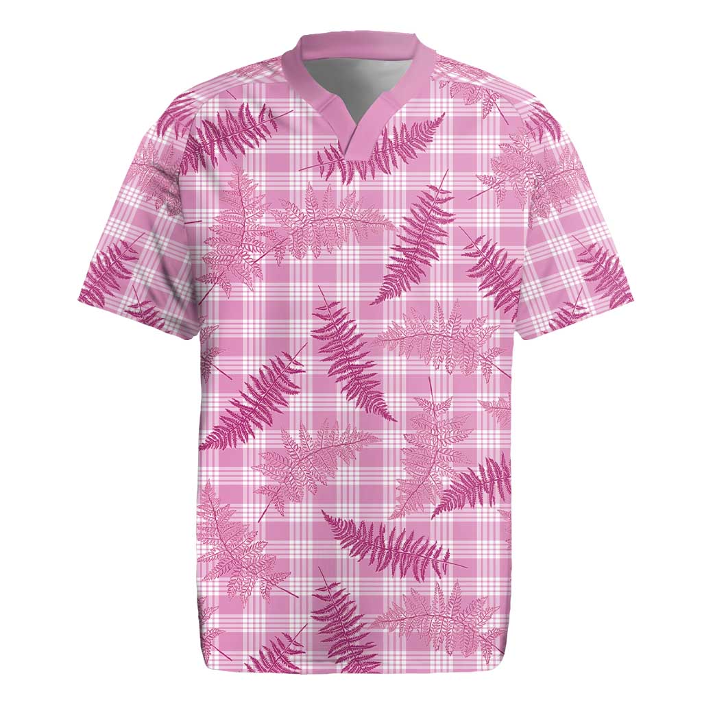 Purple Palaka Hawaii Palapalai Rugby Jersey Hawaiian Fern - Polynesian Pride