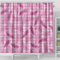 Purple Palaka Hawaii Palapalai Shower Curtain Hawaiian Fern - Polynesian Pride