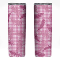 Purple Palaka Hawaii Palapalai Skinny Tumbler Hawaiian Fern - Polynesian Pride