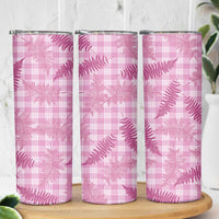 Purple Palaka Hawaii Palapalai Skinny Tumbler Hawaiian Fern - Polynesian Pride