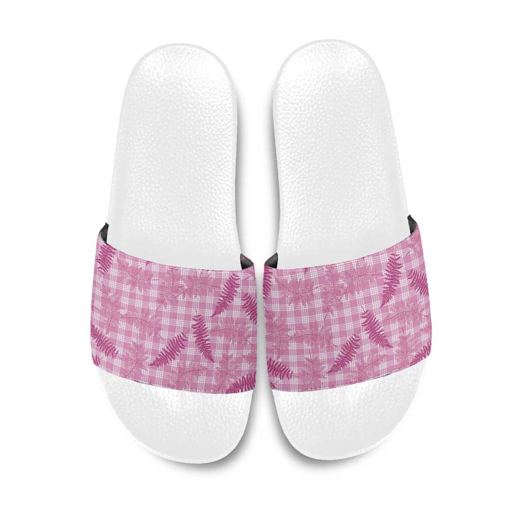 Purple Palaka Hawaii Palapalai Slide Sandals Hawaiian Fern - Polynesian Pride