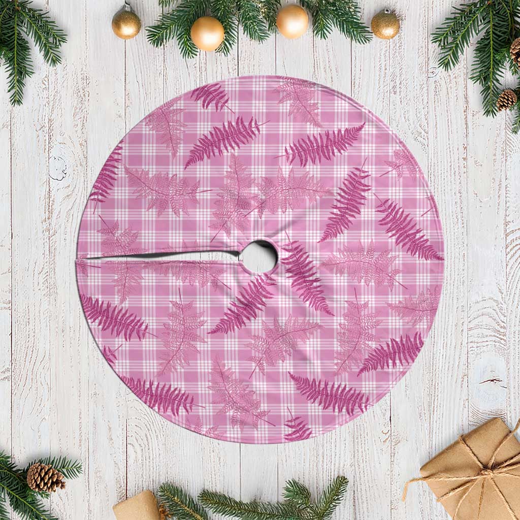 Purple Palaka Hawaii Palapalai Tree Skirt Hawaiian Fern - Polynesian Pride