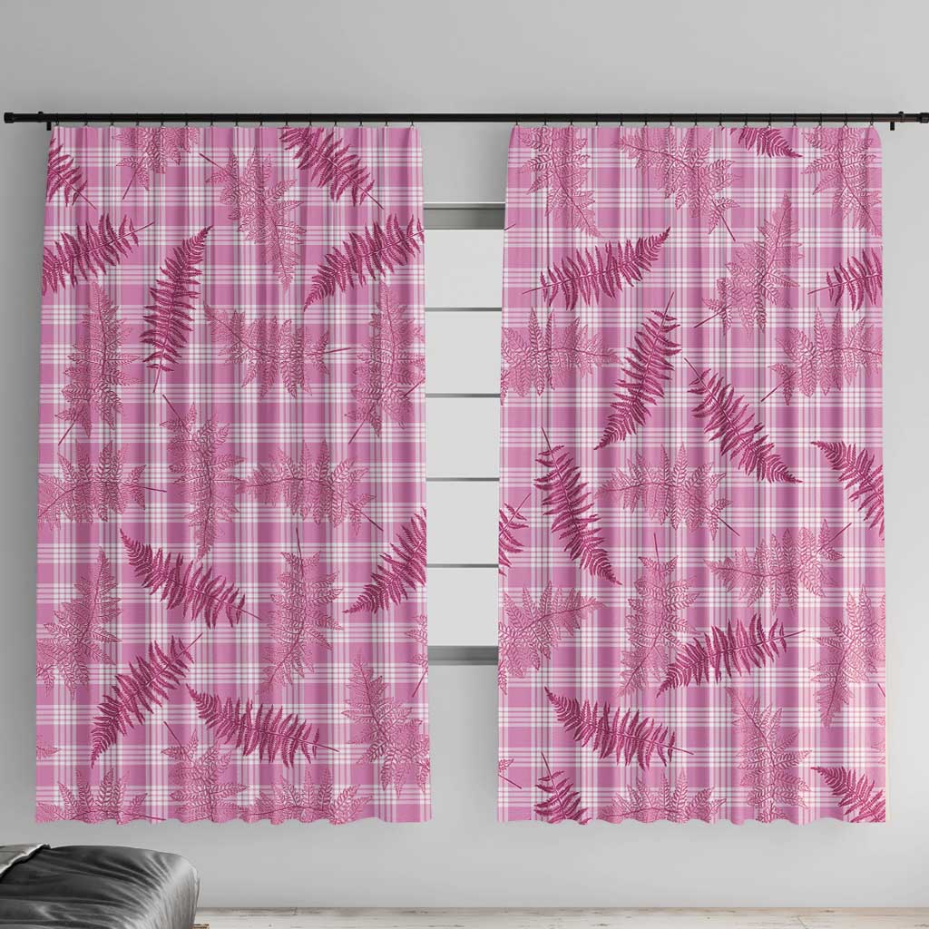 Purple Palaka Hawaii Palapalai Window Curtain Hawaiian Fern - Polynesian Pride