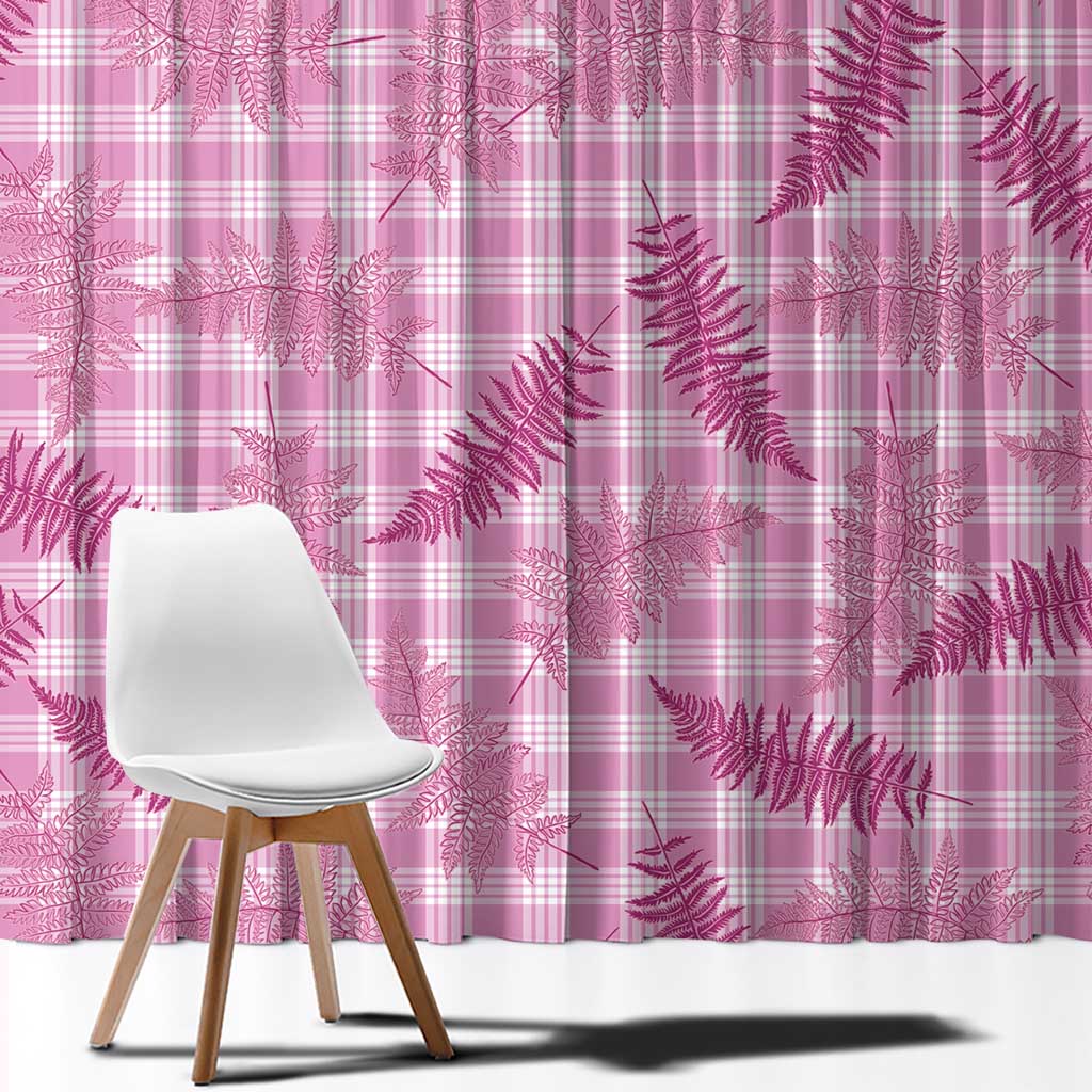 Purple Palaka Hawaii Palapalai Window Curtain Hawaiian Fern - Polynesian Pride