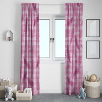 Purple Palaka Hawaii Palapalai Window Curtain Hawaiian Fern - Polynesian Pride