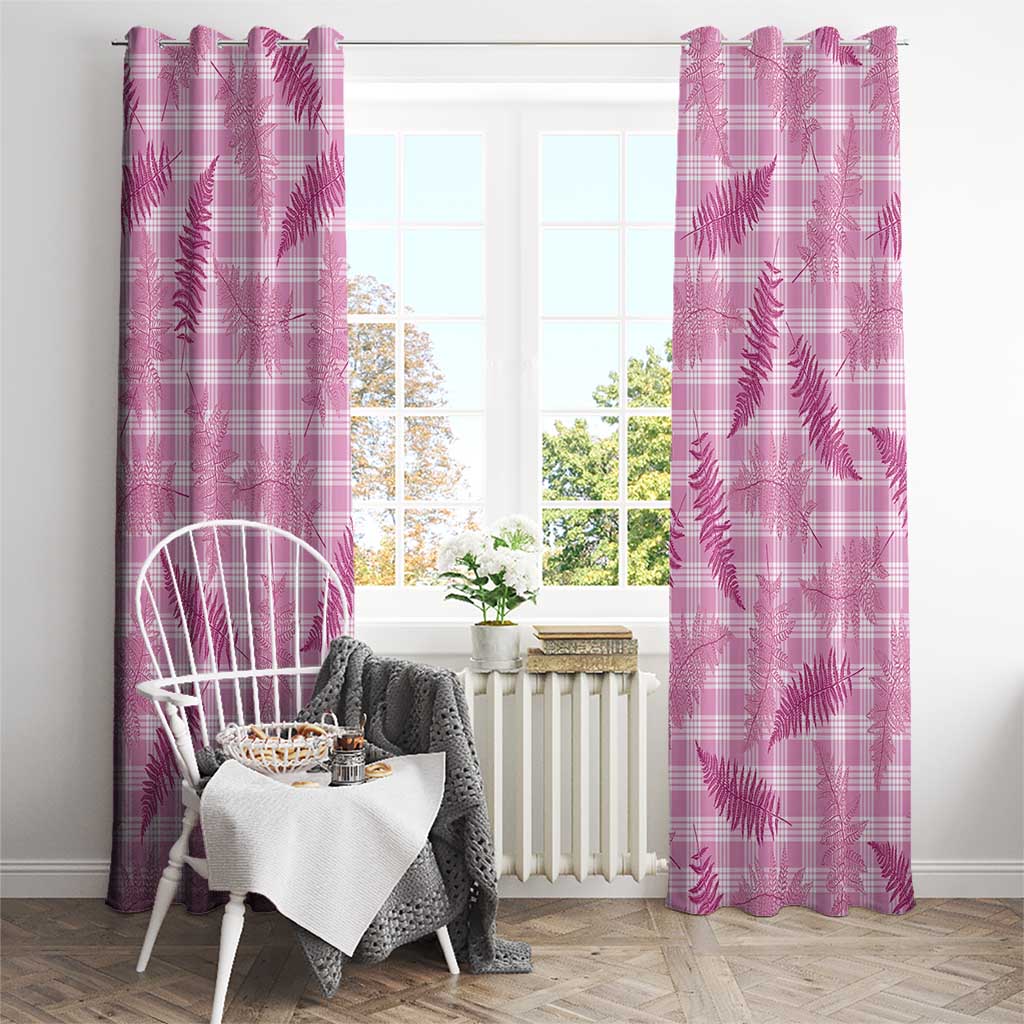 Purple Palaka Hawaii Palapalai Window Curtain Hawaiian Fern - Polynesian Pride