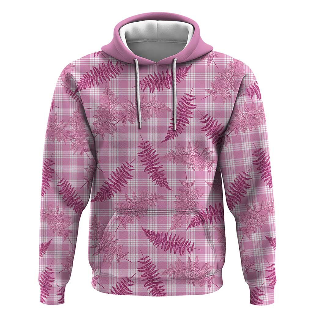 Purple Palaka Hawaii Palapalai Zip Hoodie Hawaiian Fern - Polynesian Pride