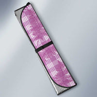 Pink Palaka Hawaii Palapalai Auto Sun Shade Hawaiian Fern - Polynesian Pride