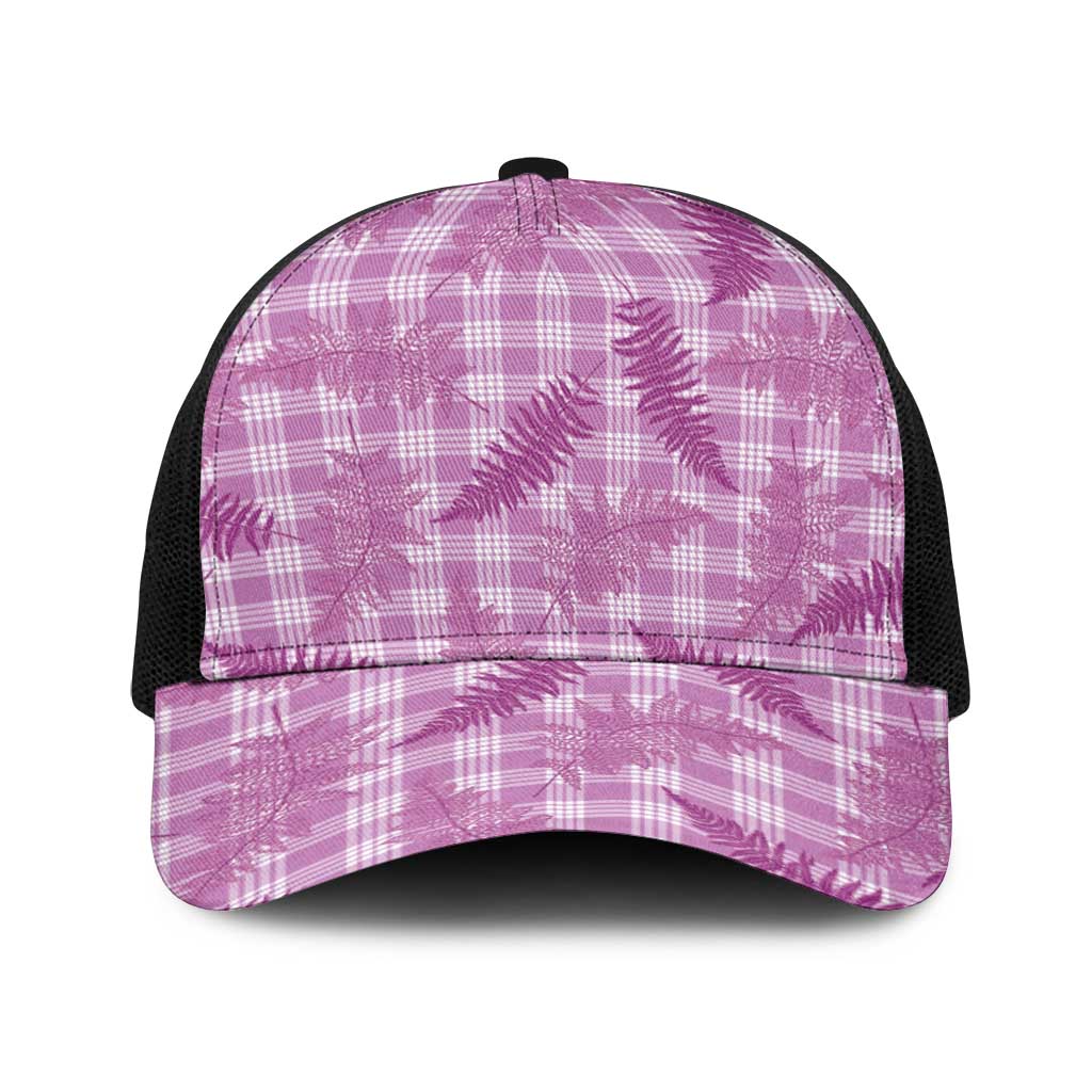 Pink Palaka Hawaii Palapalai Baseball Net Cap Hawaiian Fern