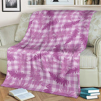 Pink Palaka Hawaii Palapalai Blanket Hawaiian Fern - Polynesian Pride