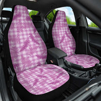 Pink Palaka Hawaii Palapalai Car Seat Cover Hawaiian Fern - Polynesian Pride