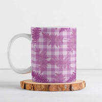 Pink Palaka Hawaii Palapalai Ceramic Mug Hawaiian Fern - Polynesian Pride
