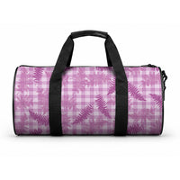 Pink Palaka Hawaii Palapalai Duffle Bag Hawaiian Fern