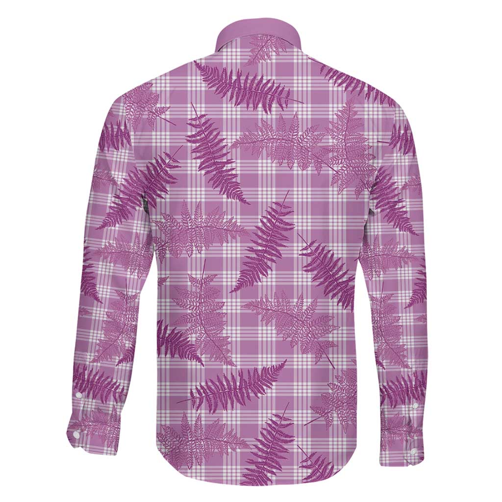 Pink Palaka Hawaii Palapalai Family Matching Puletasi and Hawaiian Shirt Hawaiian Fern LT14 - Polynesian Pride