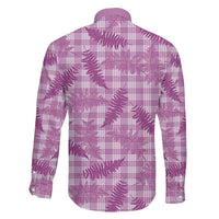 Pink Palaka Hawaii Palapalai Family Matching Puletasi and Hawaiian Shirt Hawaiian Fern LT14 - Polynesian Pride
