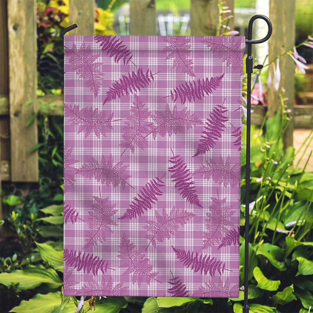 Pink Palaka Hawaii Palapalai Garden Flag Hawaiian Fern - Polynesian Pride