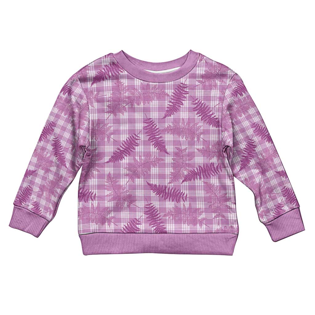 Pink Palaka Hawaii Palapalai Kid Ugly Christmas Sweater Hawaiian Fern - Polynesian Pride