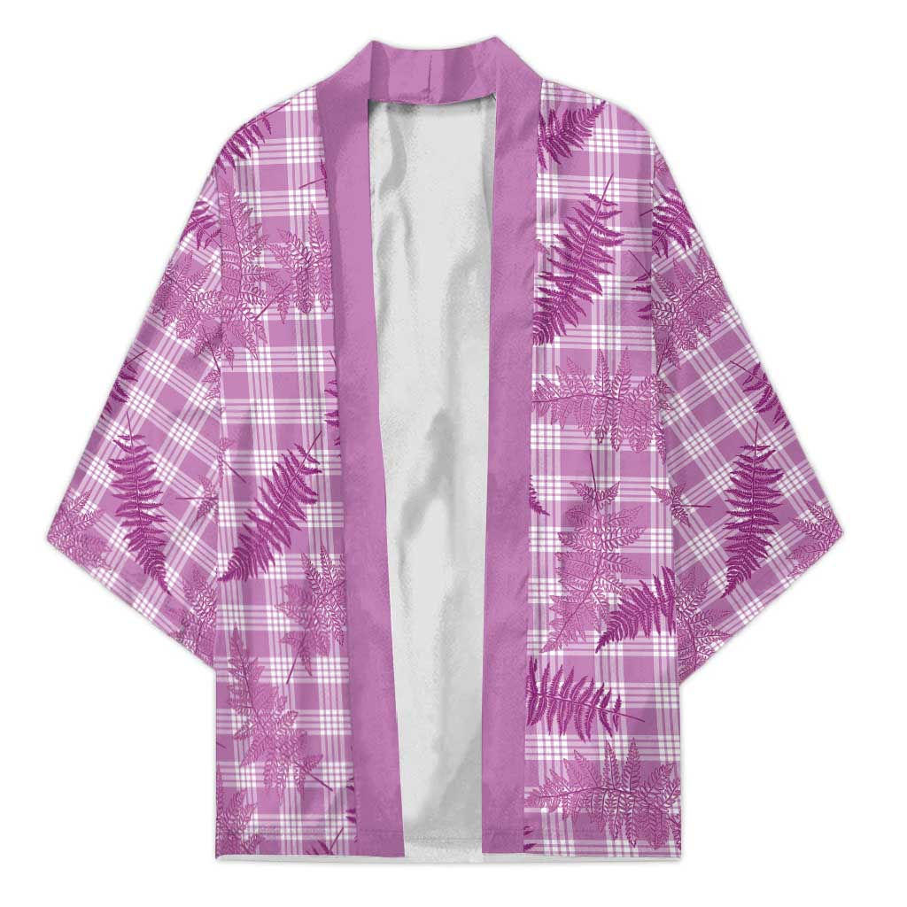 Pink Palaka Hawaii Palapalai Kimono Hawaiian Fern - Polynesian Pride
