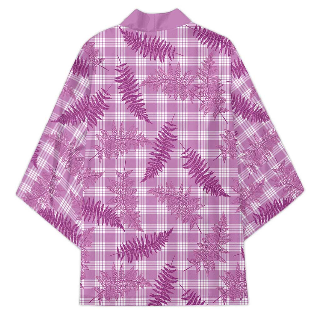 Pink Palaka Hawaii Palapalai Kimono Hawaiian Fern - Polynesian Pride