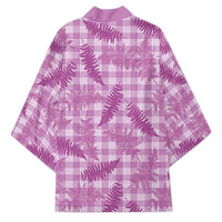Pink Palaka Hawaii Palapalai Kimono Hawaiian Fern - Polynesian Pride