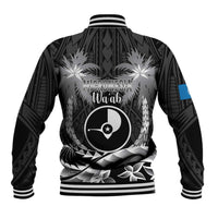 FSM Yap Day Baseball Jacket 2025 Wa'ab Micronesia Black Color LT14 - Polynesian Pride
