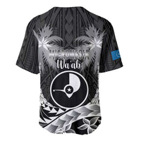 FSM Yap Day Baseball Jersey 2025 Wa'ab Micronesia Black Color LT14 - Polynesian Pride