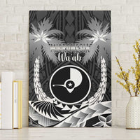 FSM Yap Day Canvas Wall Art 2025 Wa'ab Micronesia Black Color