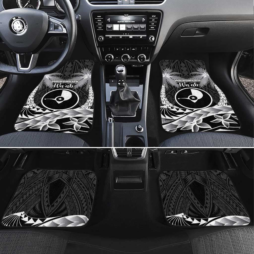 FSM Yap Day Car Mats 2025 Wa'ab Micronesia Black Color