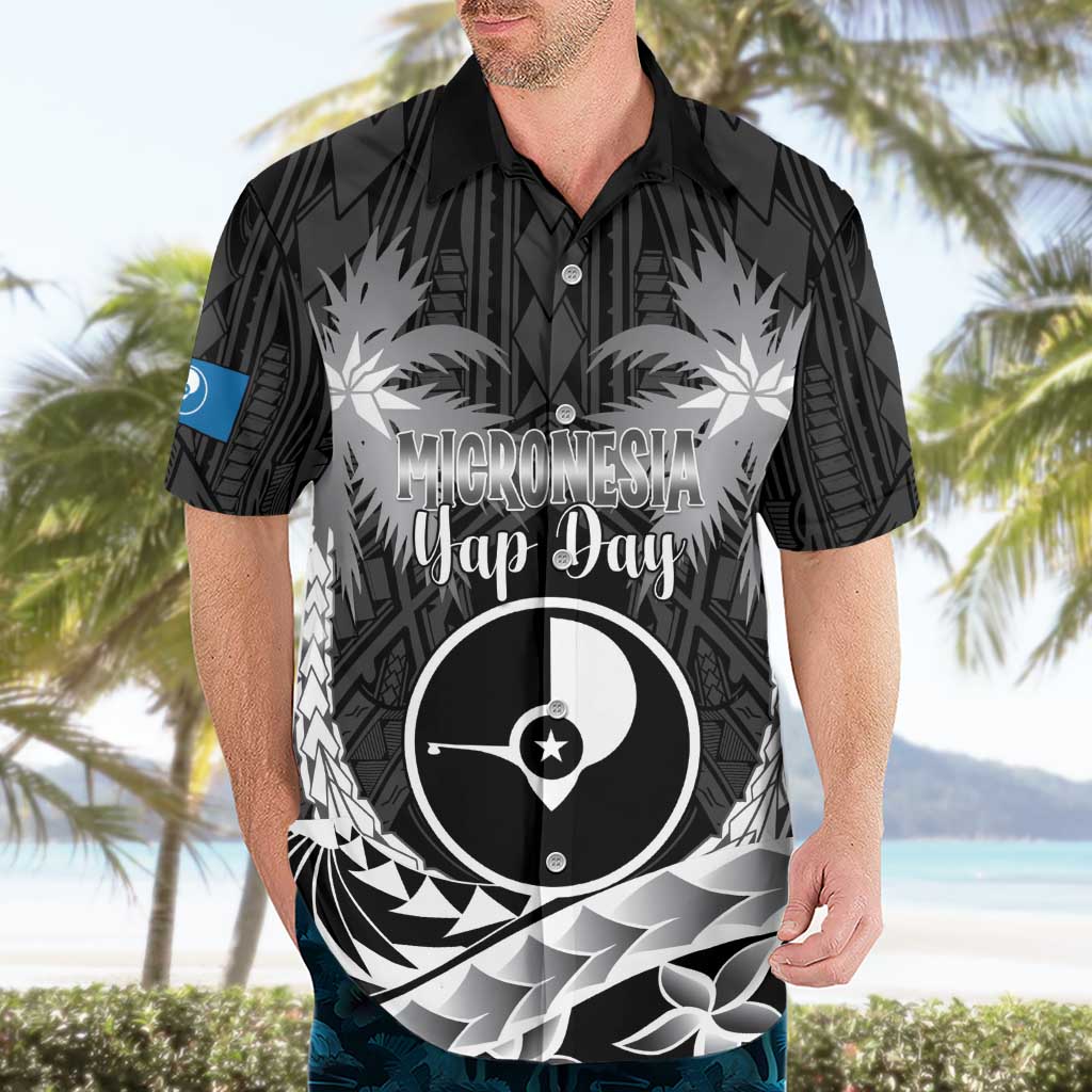 FSM Yap Day Hawaiian Shirt 2025 Wa'ab Micronesia Black Color LT14 - Polynesian Pride
