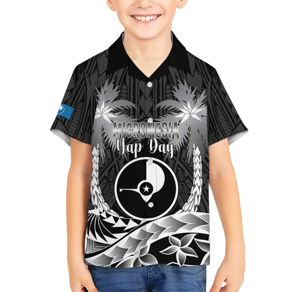 FSM Yap Day Hawaiian Shirt 2025 Wa'ab Micronesia Black Color LT14 - Polynesian Pride