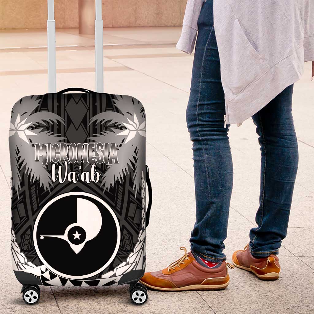 FSM Yap Day Luggage Cover 2025 Wa'ab Micronesia Black Color