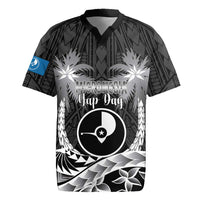 FSM Yap Day Rugby Jersey 2025 Wa'ab Micronesia Black Color LT14 Black - Polynesian Pride