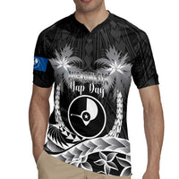 FSM Yap Day Rugby Jersey 2025 Wa'ab Micronesia Black Color LT14 - Polynesian Pride