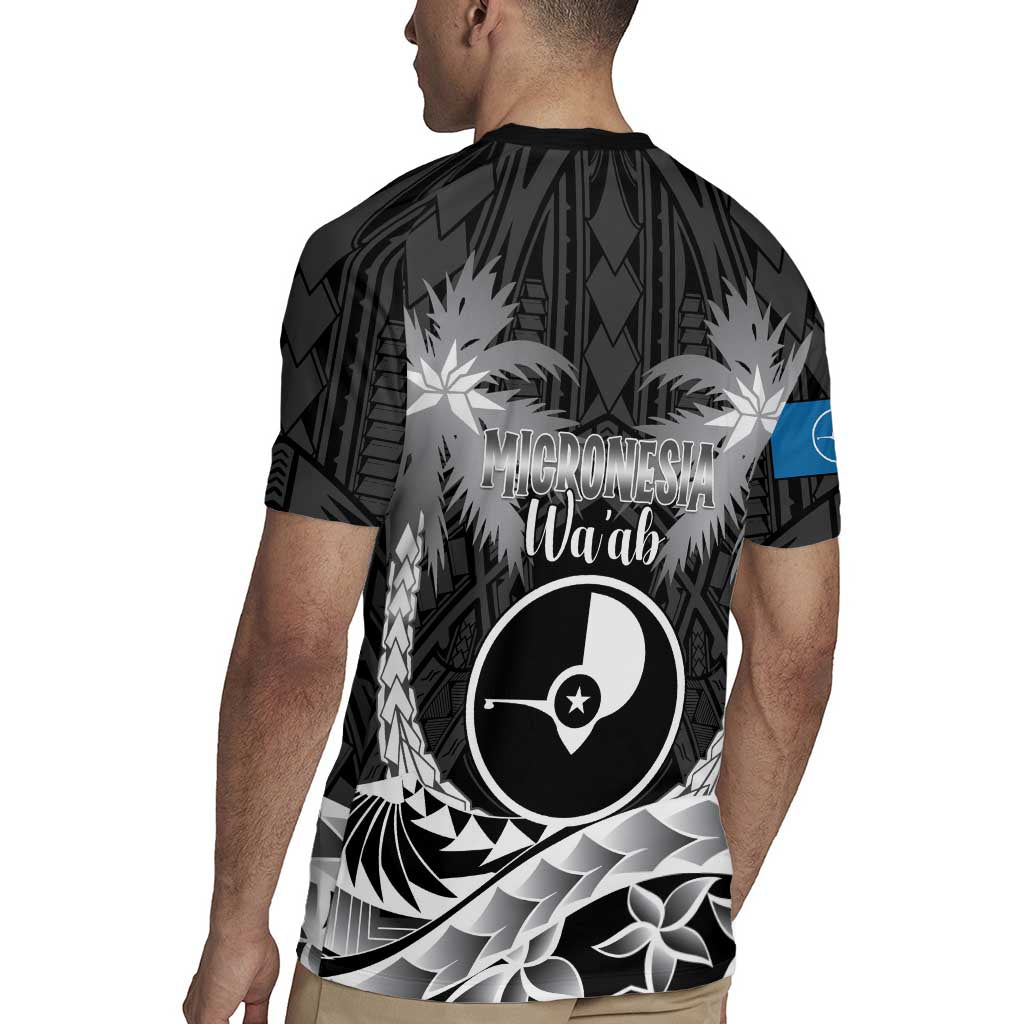FSM Yap Day Rugby Jersey 2025 Wa'ab Micronesia Black Color LT14 - Polynesian Pride