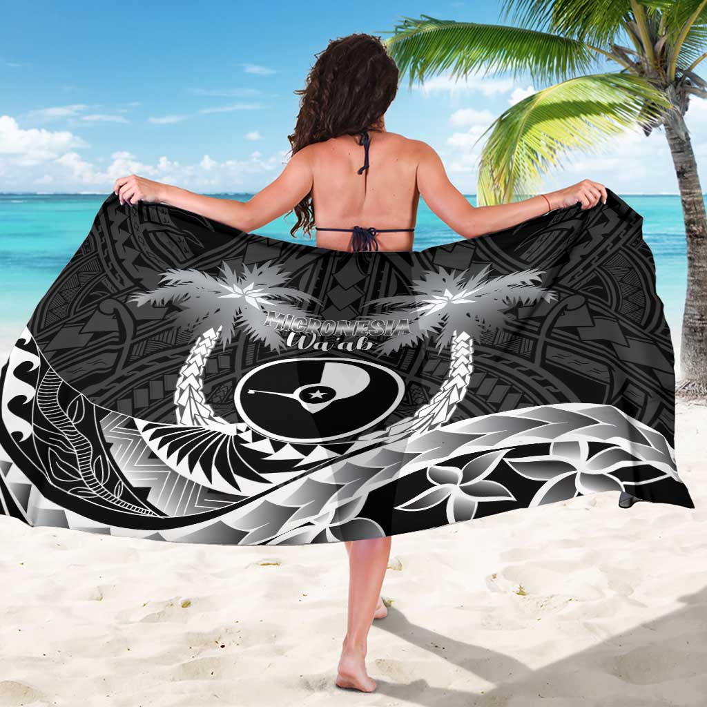 FSM Yap Day Sarong 2025 Wa'ab Micronesia Black Color