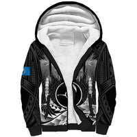FSM Yap Day Sherpa Hoodie 2025 Wa'ab Micronesia Black Color LT14 Unisex Black - Polynesian Pride