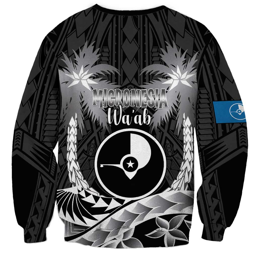 FSM Yap Day Sweatshirt 2025 Wa'ab Micronesia Black Color LT14 - Polynesian Pride