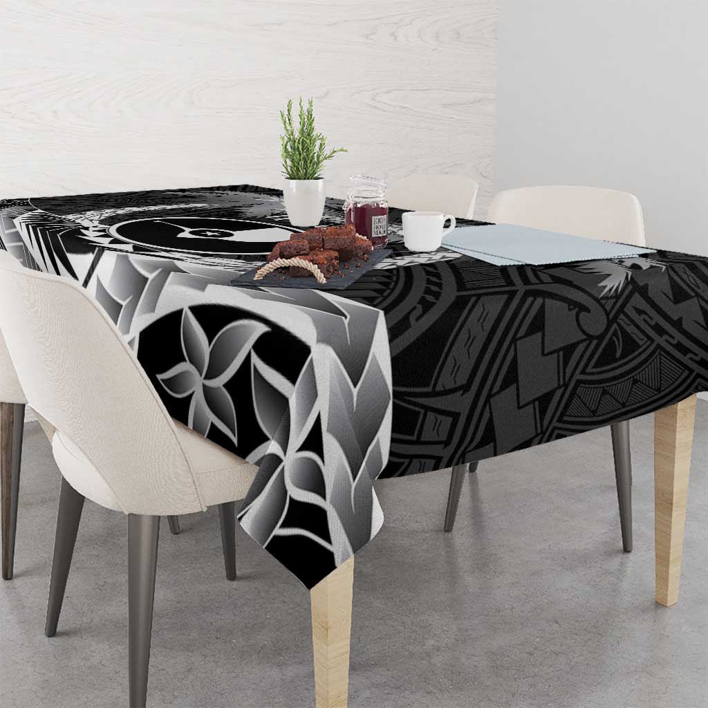 FSM Yap Day Tablecloth 2025 Wa'ab Micronesia Black Color
