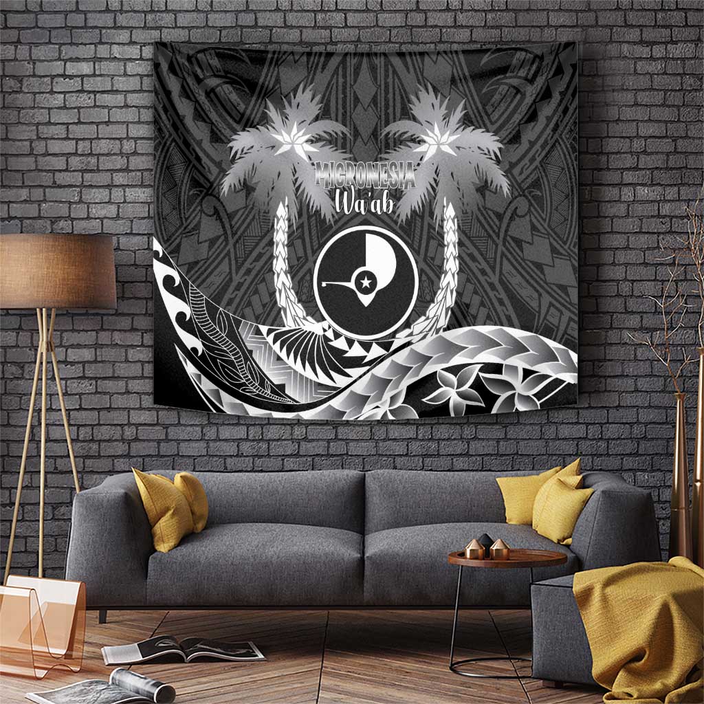 FSM Yap Day Tapestry 2025 Wa'ab Micronesia Black Color