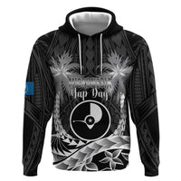 FSM Yap Day Zip Hoodie 2025 Wa'ab Micronesia Black Color LT14 Pullover Hoodie Black - Polynesian Pride